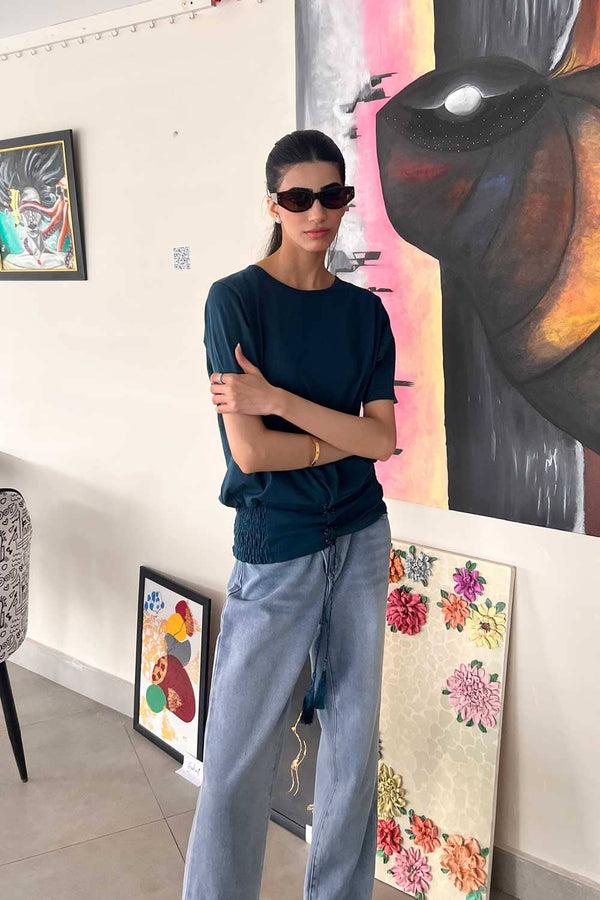 Elo East West Women's Knitted Top Pink