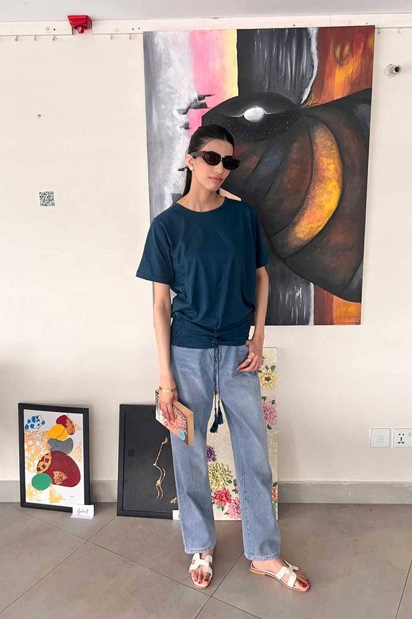 Elo East West Women's Knitted Top Pink