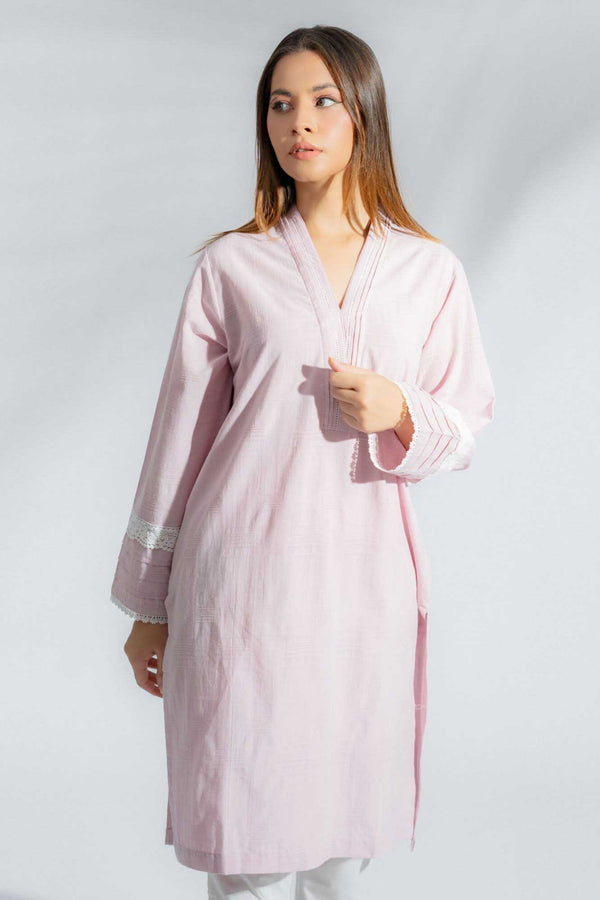 Elo East West Women's Lace Design Stitched Shirt