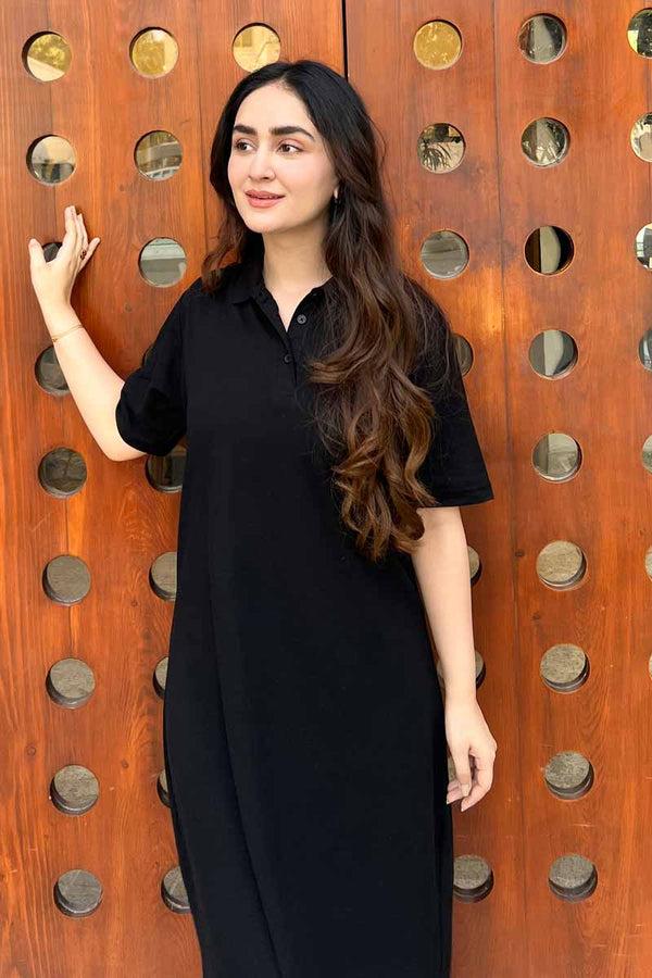 Elo East West Women's Midi Polo Dress Powder Pink