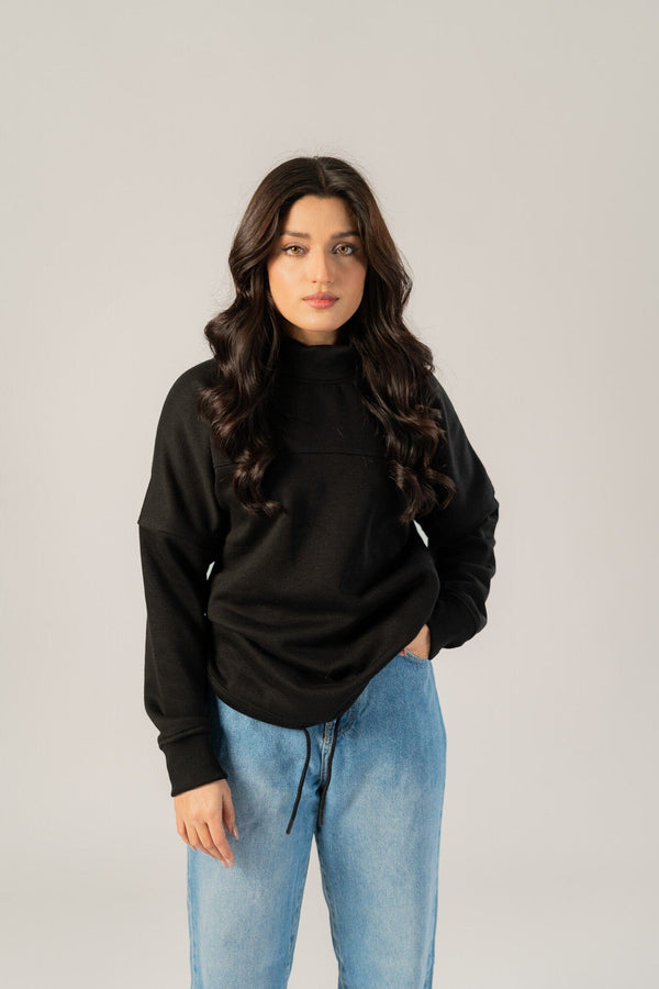 elo East West Women's Outwear Sweat Shirt Black
