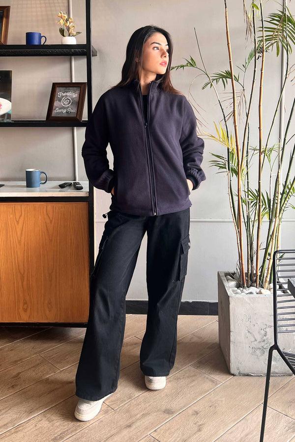Elo East West Women's Polar Fleece Zipper Navy
