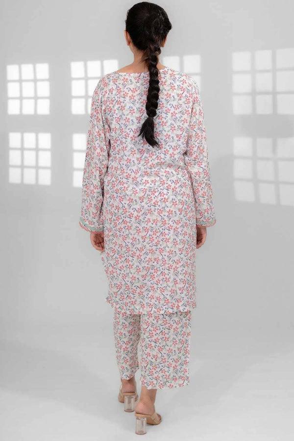 Elo East West Women’s Printed 2 Pcs Stitched Suit
