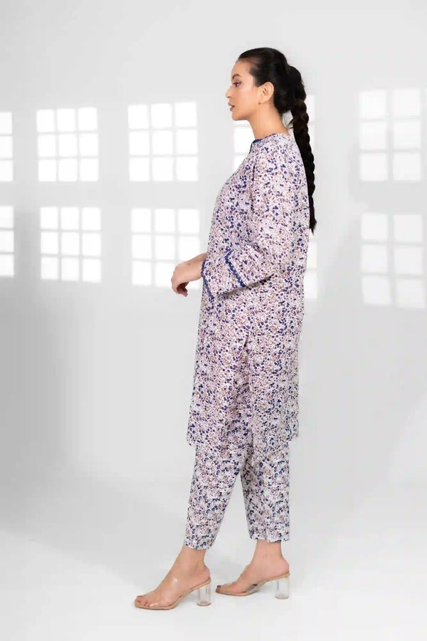 Elo East West Women’s Printed 2 Pcs Stitched Suit