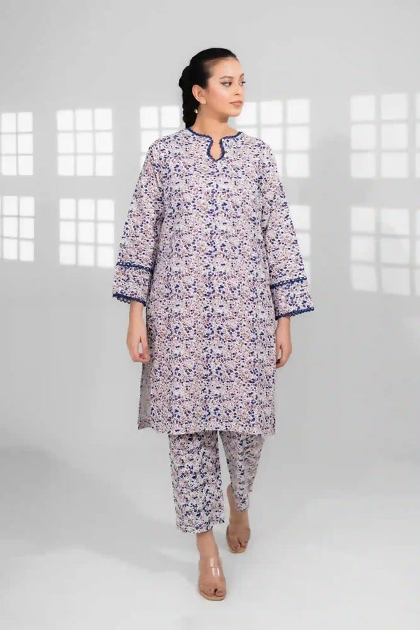 elo East West Women’s Printed 2 Pcs Stitched Suit