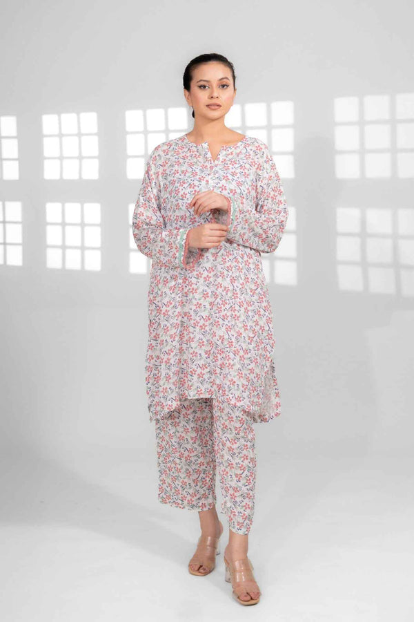 elo East West Women’s Printed 2 Pcs Stitched Suit