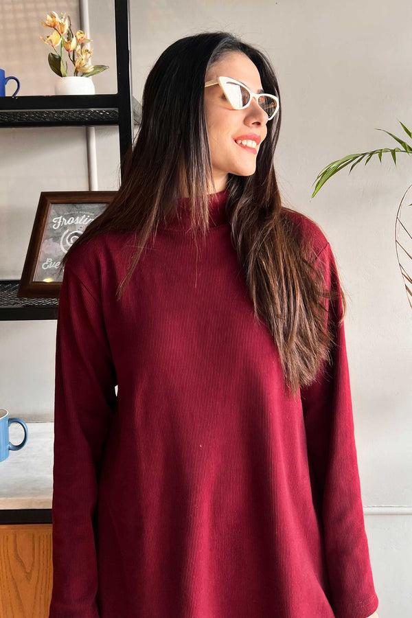 Elo East West Women's Rib Co-Ord Set Stealth Grey