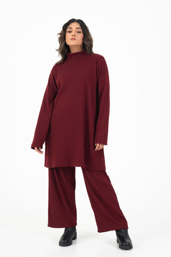 Elo East West Women's Rib Co-Ord Set Stealth Grey