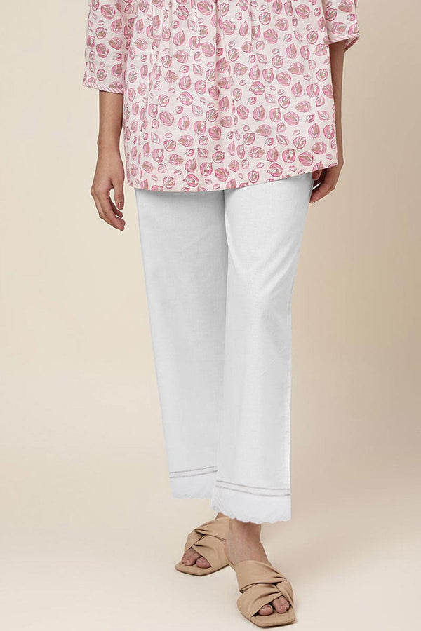 Elo East West Women's Scallops Trousers Black