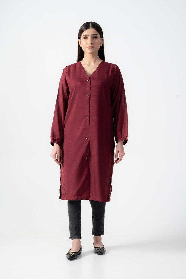 elo East West Women's Shirt Maroon