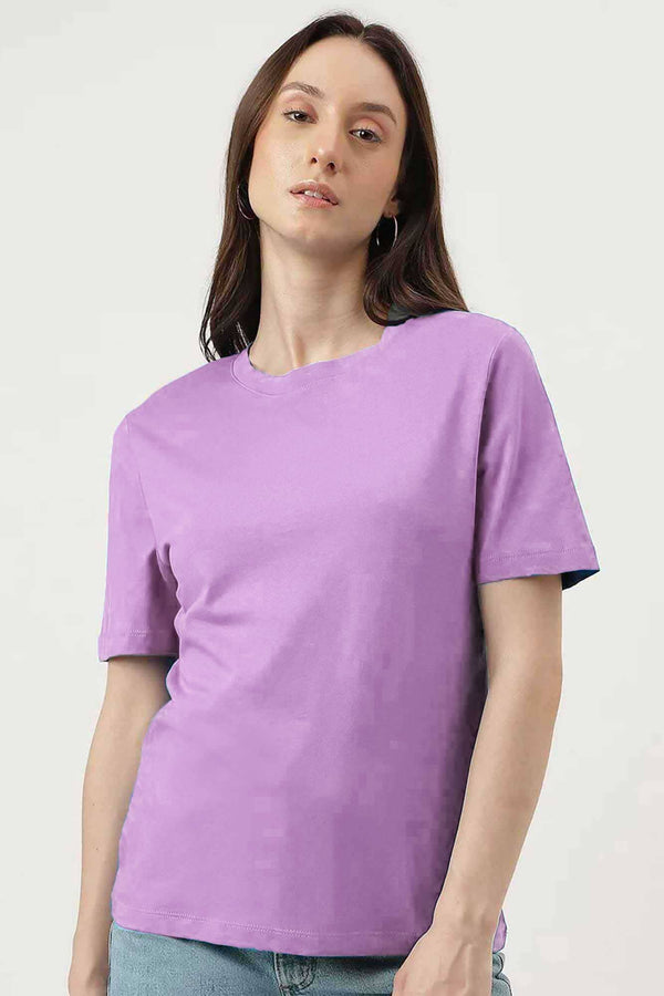 elo East West Women's Short Sleeve Tee Shirt Lilac