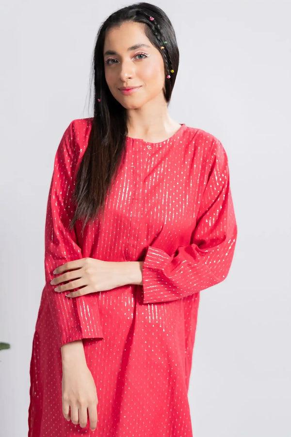 Elo East West Women's Stitched Printed Shirt