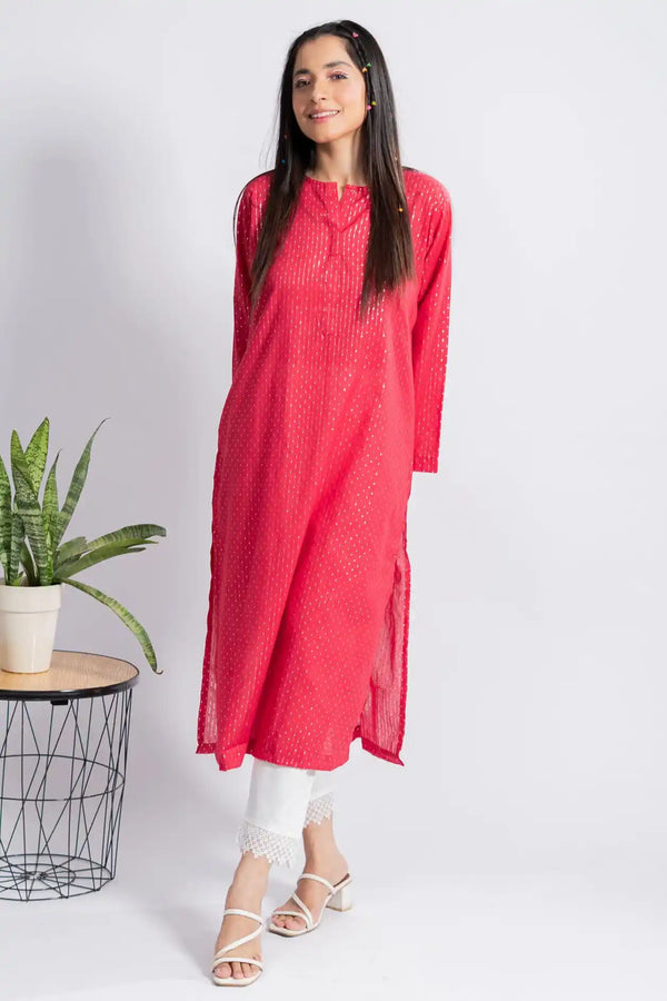 Elo East West Women's Stitched Printed Shirt