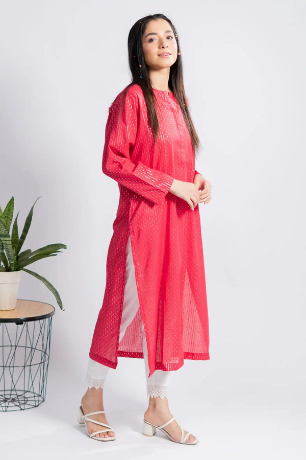 elo East West Women's Stitched Printed Shirt