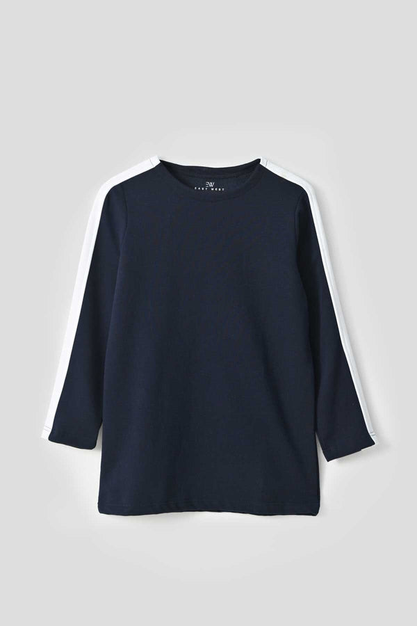 Elo East West Women's Striped Co-Ord Set Navy