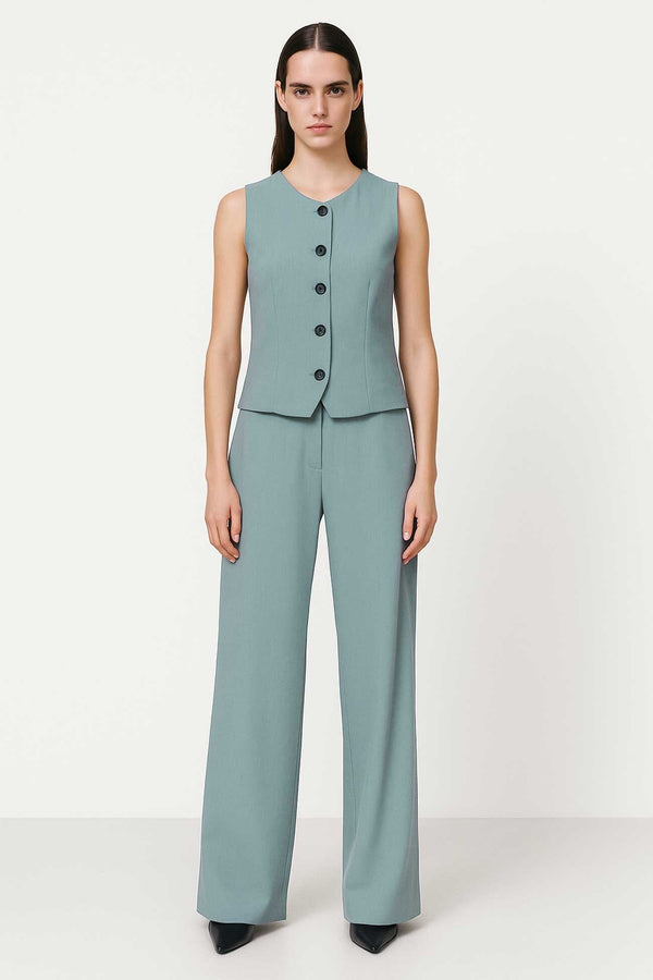 elo East West Women's Suit Set Powder Blue