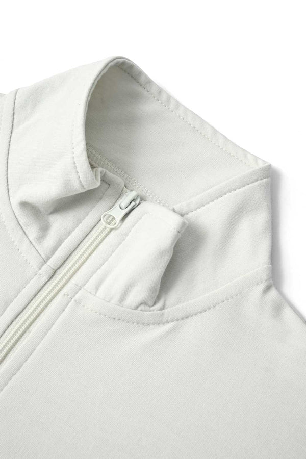 Elo East West Women's Terry Quarter Zipper Black