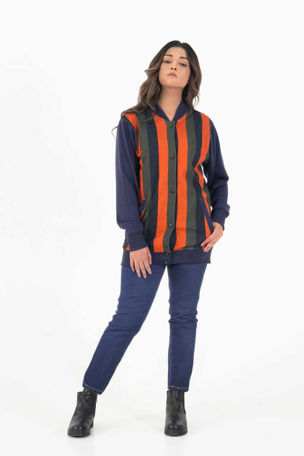 Elo East West Women's Varsity Jacket Navy