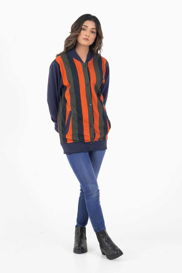 Elo East West Women's Varsity Jacket Navy