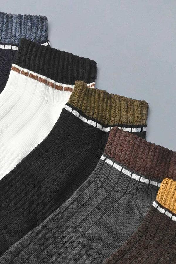 Elo Eternity Men's Ankle Socks - Pack Of 5