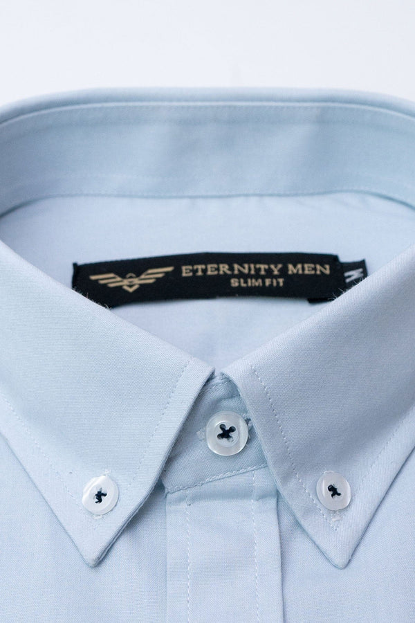 Elo Eternity Men's Slim Fit Formal Shirt Grey