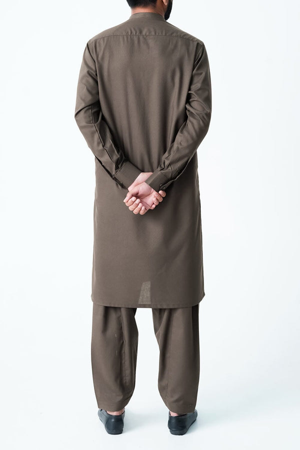 Elo Eternity Men's Stitched Kurta Shalwar Black