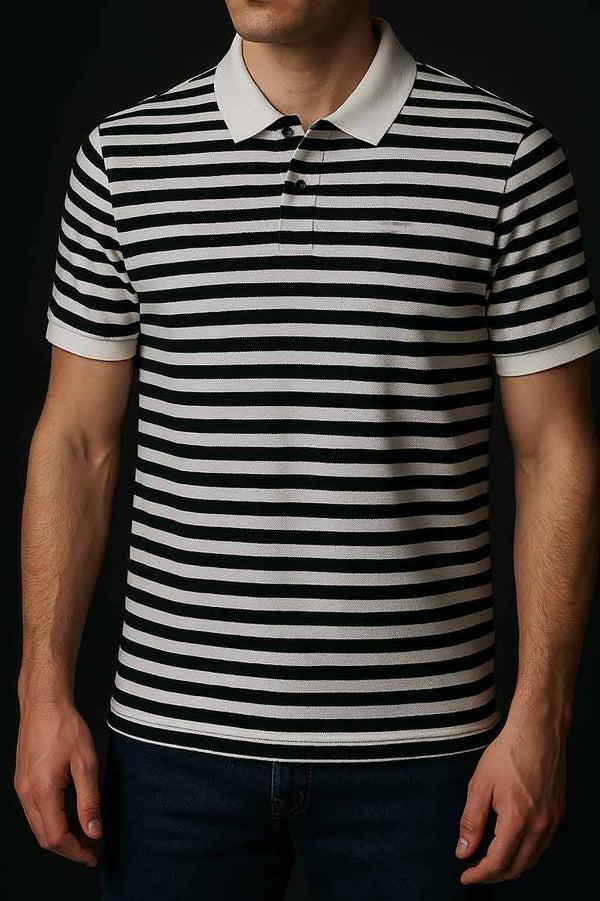 Elo Eternity Premium Men's Polo Shirt White & Yellow