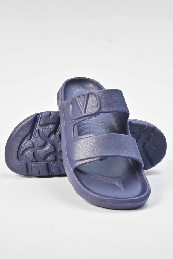 Elo EVR Men's Comfort Modern Slides Black