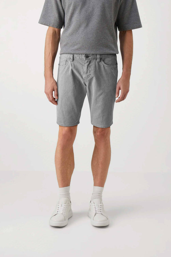 Elo F&F Men's Fischbach Classic Denim Shorts Grey