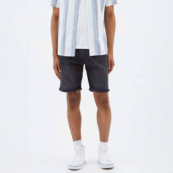 elo F&F Men's Mersch Classic Denim Shorts Black