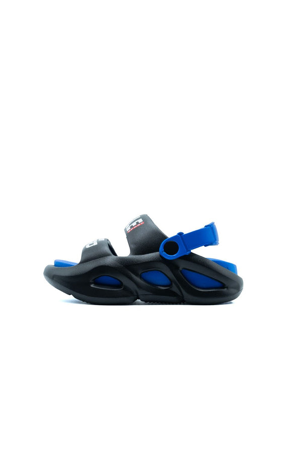 Elo Fashion Boy's Smile Printed Sandals Black & Grey