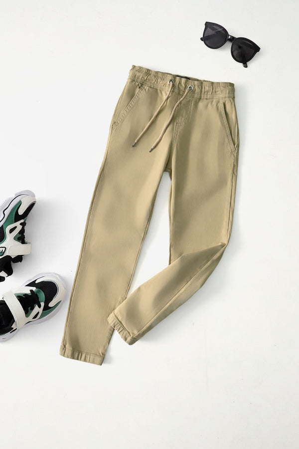 elo Fashion Classic Boy's Jogger Pants Olive