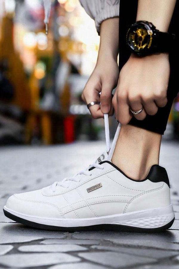 Elo Fashion Men's Casual Sneakers White