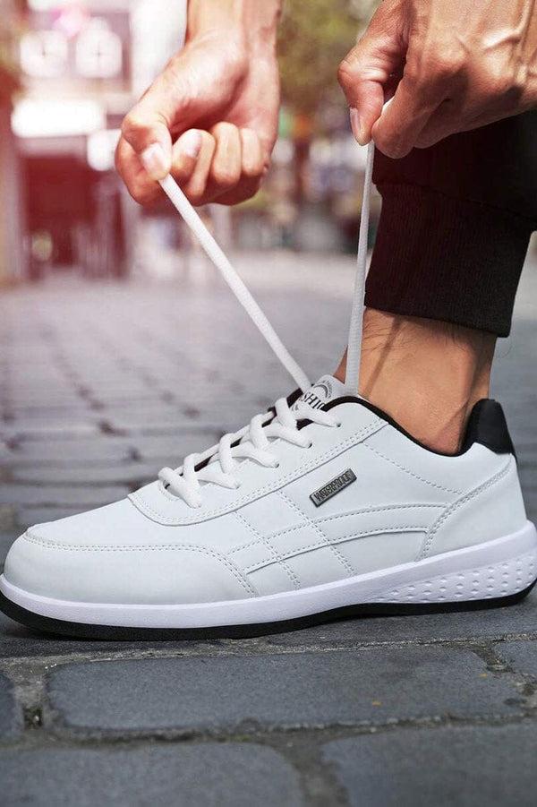 Elo Fashion Men's Casual Sneakers White