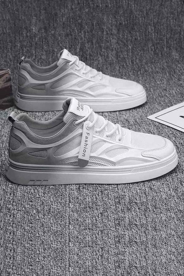 Elo Fashion Men's Gradient Sneakers White & Green