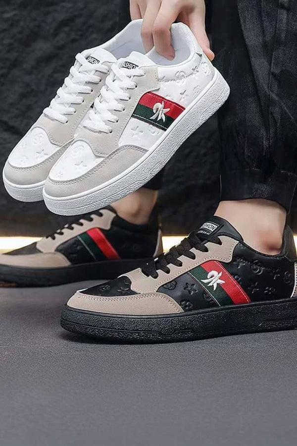 Elo Fashion Men's Low-Top Sneakers Black