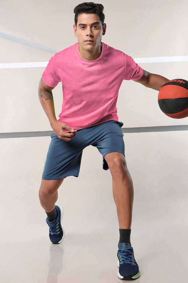 Elo Fevlo Men's Activewear Classic Tee Shirt Blue