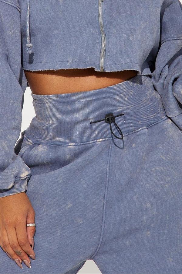 Elo FN Women's Acid Wash Jogger Pants Powder Blue