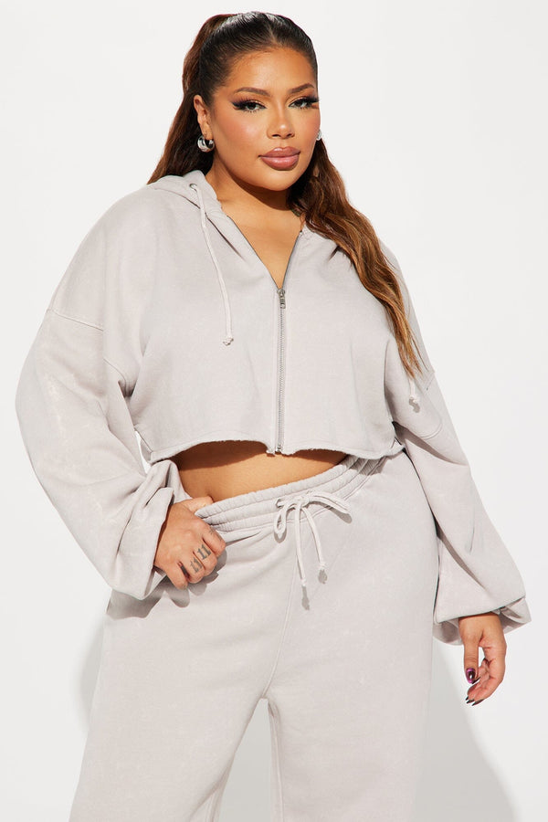 Elo FN Women's Acid Wash Wide Leg Trouser Levander