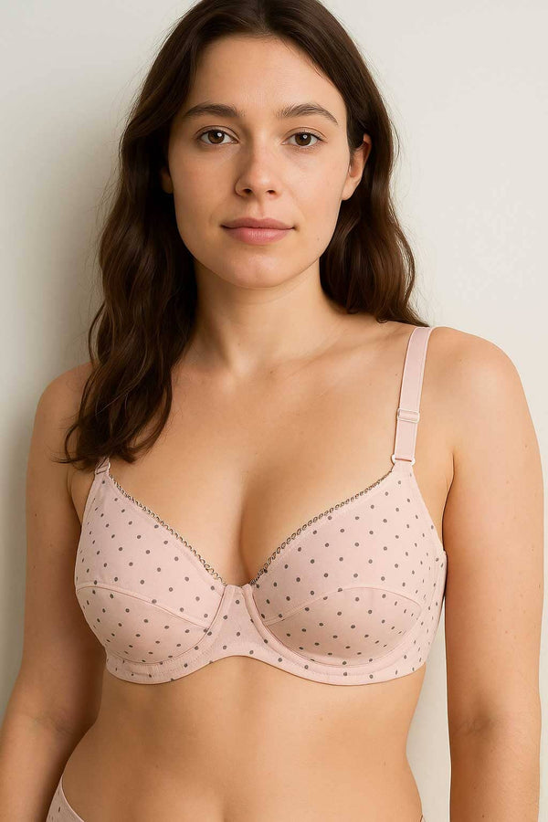 elo Foinn Women's Wired Light Padded Bra Pink