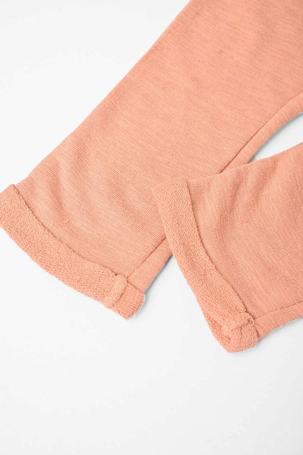 Elo Genuine ZR Baby Girls Terry Trousers Peach
