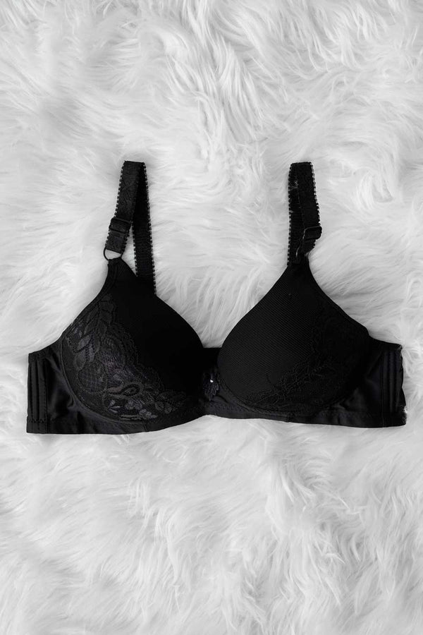 elo Geurairer Women's Padded Bra Black