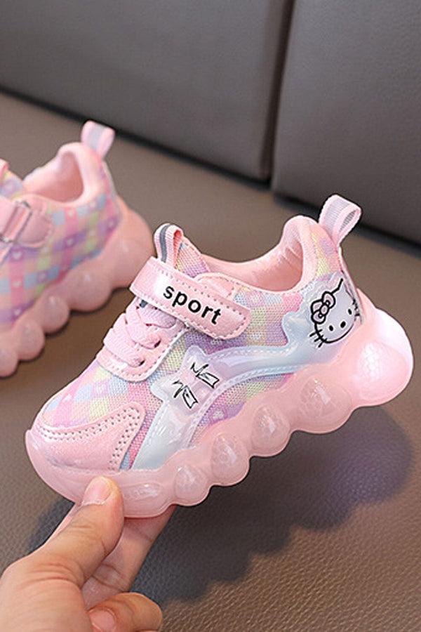 Elo Girl's LED Light-Up Sneakers Purple