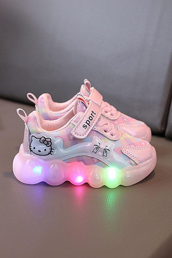Elo Girl's LED Light-Up Sneakers Purple