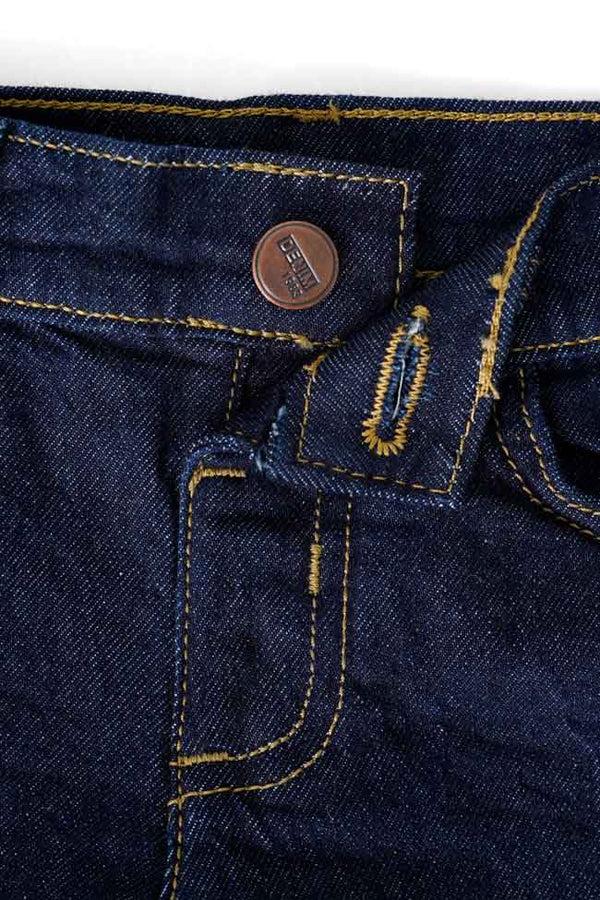 Elo Girl's Raw Bottom Cut Off Denim Shorts Navy