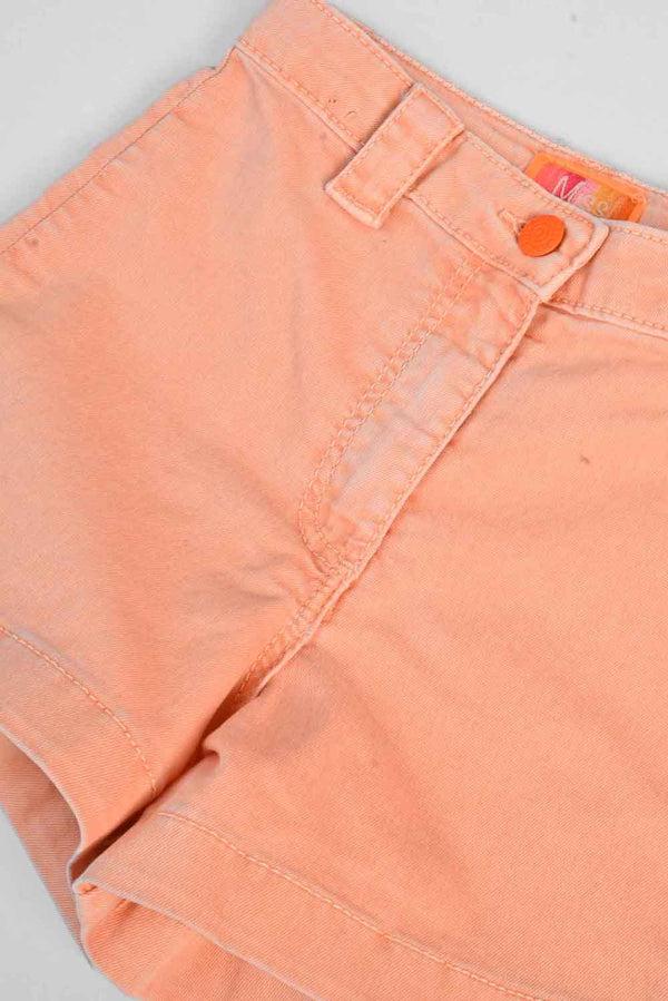 Elo Girl's Solid Denim Shorts Lavender