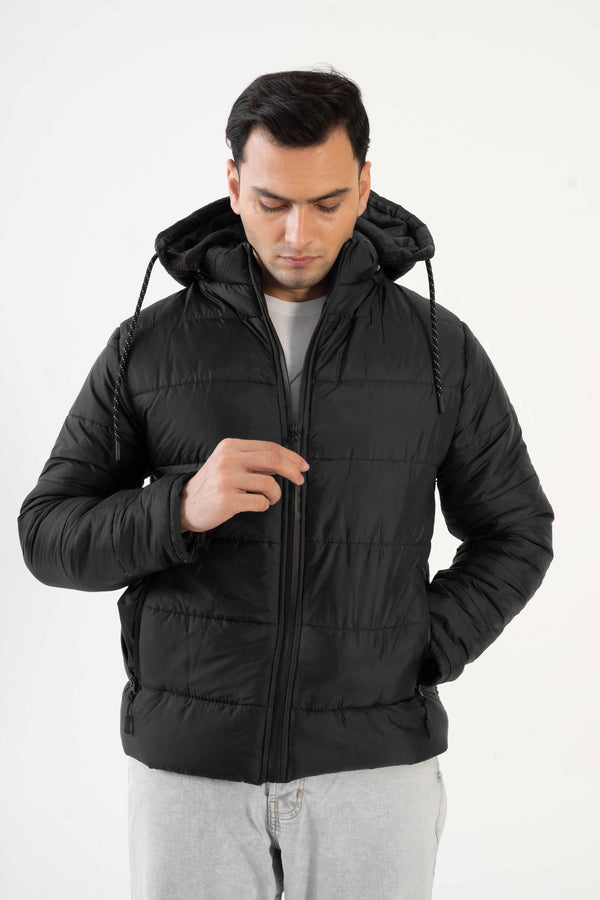 Elo GN Men's Detachable Hood Puffer Jacket Navy