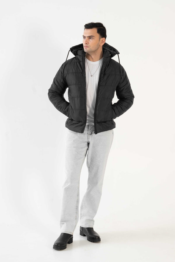 Elo GN Men's Detachable Hood Puffer Jacket Navy