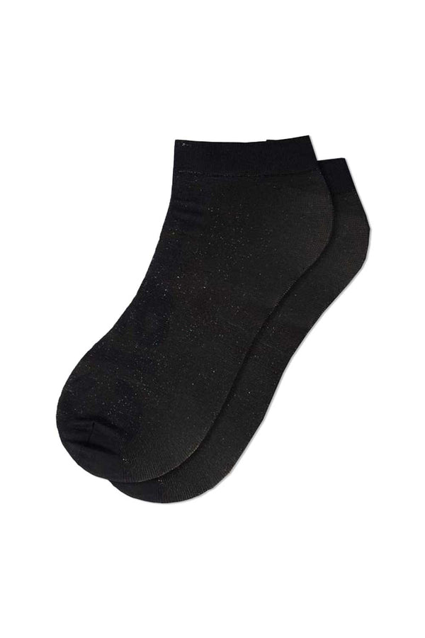 elo Gol Women's Sparkle Ankle Socks Black