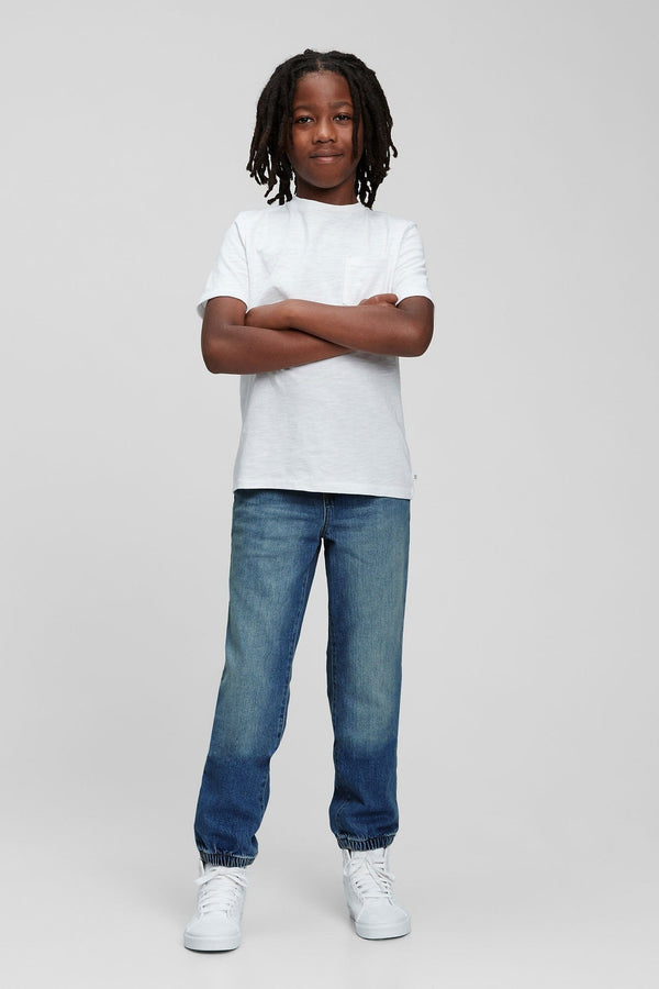 elo GP Boy's Button Closure Jogger Pant Blue